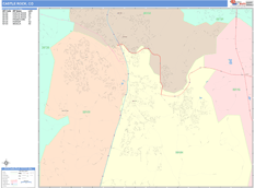 Castle Rock Digital Map Color Cast Style